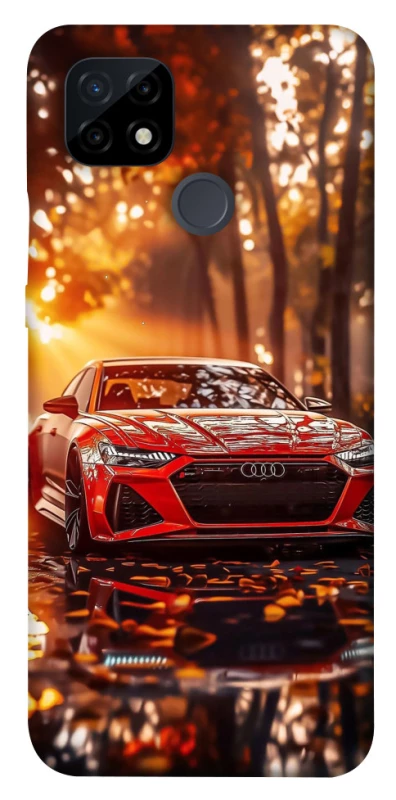 Чехол на Realme C21 Audi at sunset фото 1 из 1