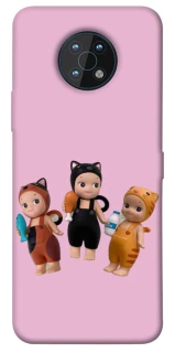 Чохол на Nokia G50 Cat Cafe Trio фото 1 з 1