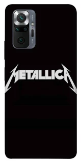 Чехол на Xiaomi Redmi Note 10 Pro Metallica logo фото 1 из 1