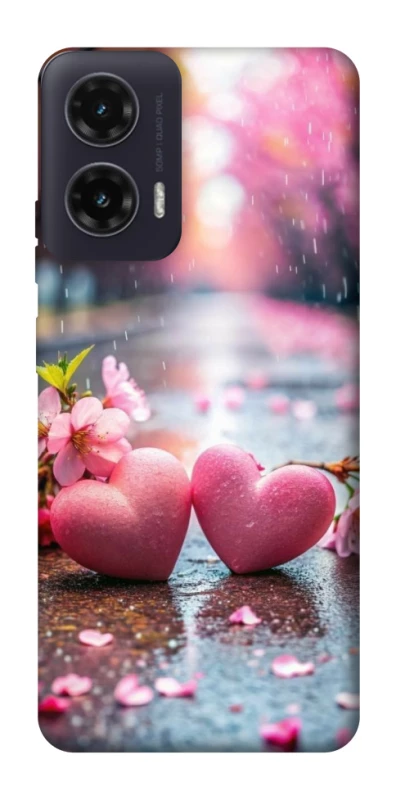 Чохол на Motorola Moto G35 Pink heart фото 1 з 1