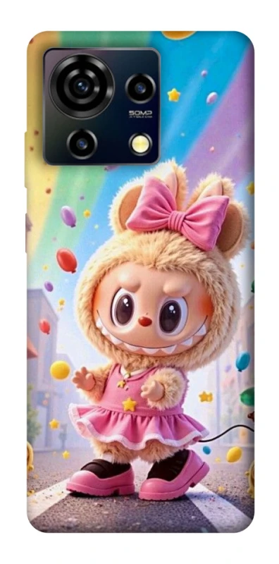 Чохол на ZTE Blade V50 Vita Labubu rainbow фото 1 з 1