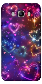 Чохол на Samsung J710F Galaxy J7 (2016) Drawn hearts фото 1 з 1