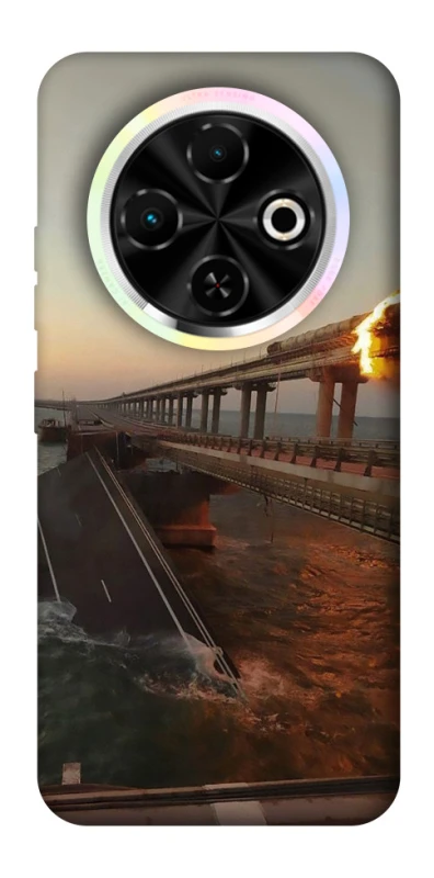 Чохол на TECNO Spark 30C Кримський міст втомився фото 1 з 1