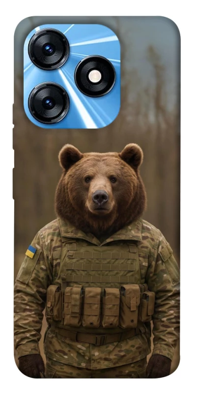 Чехол на TECNO Spark 10 Медведь защитник фото 1 из 1