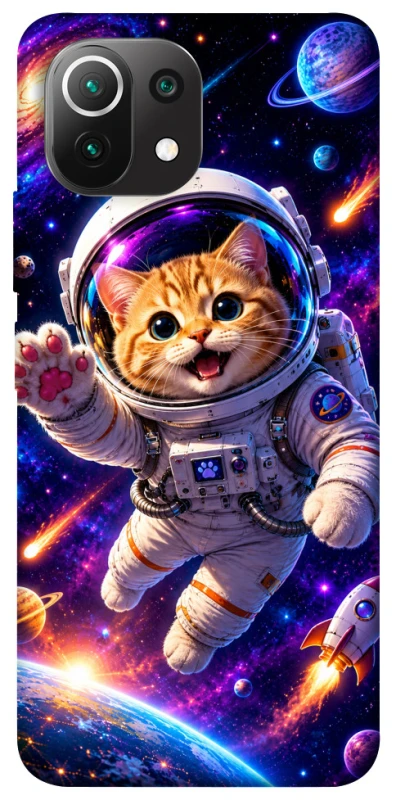 Чохол на Xiaomi Mi 11 Lite Space Cat фото 1 з 1