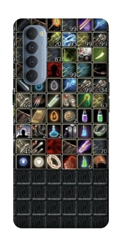 Чохол на Oppo Reno 4 Pro Inventory menu ver.2 фото 1 з 1