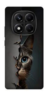 Чехол на Xiaomi Redmi Note 14 Pro 4G Кот-подглядыватель v2 фото 1 из 1