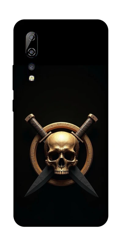 Чохол на ZTE Axon 10 Pro Golden Skull фото 1 з 1