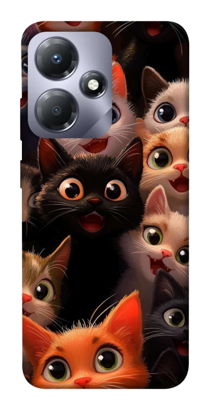 Чохол на Infinix Hot 30i happy cats фото 1 з 1