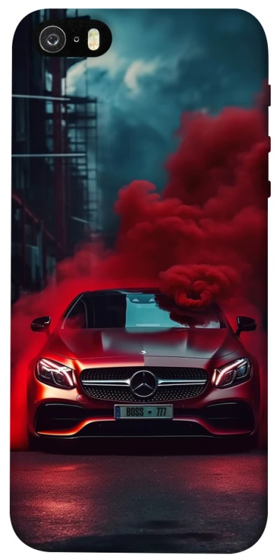 Чехол на Apple iPhone 5/5S/SE Mercedes in smoke фото 1 из 1