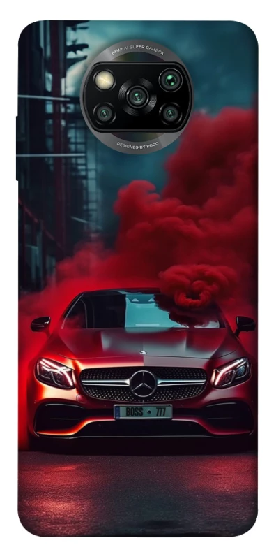 Чехол на Xiaomi Poco X3 NFC / Poco X3 Pro Mercedes in smoke фото 1 из 1