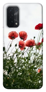 Чехол на Oppo A54 5G / A74 5G Поле маков фото 1 из 1