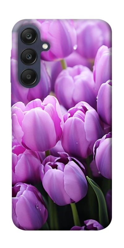 Чохол на Samsung Galaxy A25 5G Фіолетові тюльпани фото 1 з 1