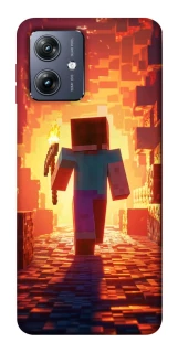 Чохол на Motorola Moto G54 Minecraft adventure фото 1 Чохол на Motorola Moto G54 Minecraft adventure фото 1 з 1