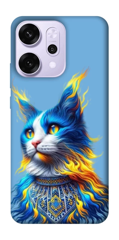 Чохол на Oppo Reno 14 Pro Кіт патріот фото 1 з 1