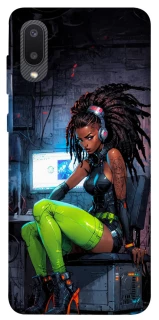 Чехол на Samsung Galaxy A02 Cyber girl фото 1 из 1