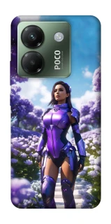 Чехол на Xiaomi Poco M7 pro 5G Cyber space girl ver.4 фото 1 из 1