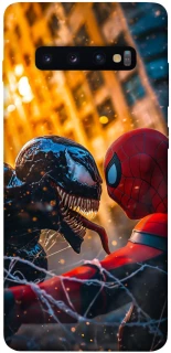 Чохол на Samsung Galaxy S10+ Venom vs Spiderman фото 1 з 1