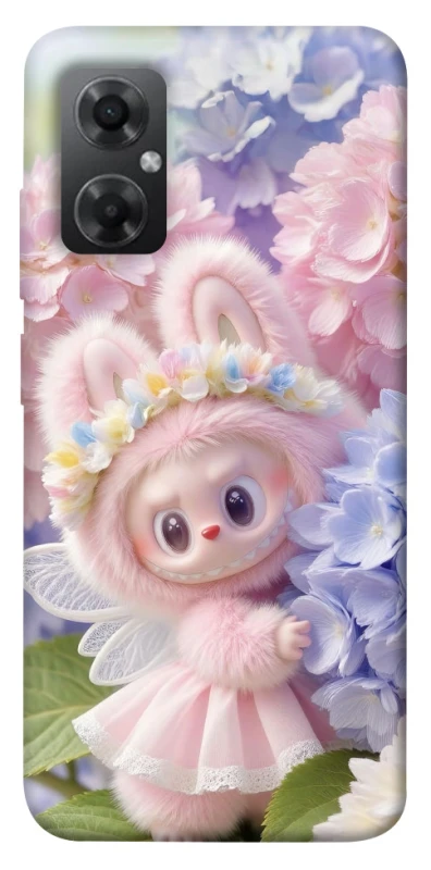 Чохол на Xiaomi Redmi Note 11R Labubu & Flowers ver.1 фото 1 з 1
