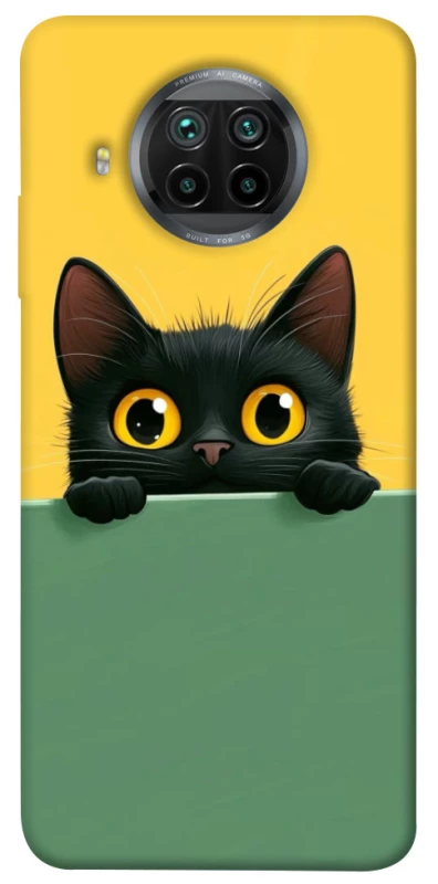 Чохол на Xiaomi Mi 10T Lite / Redmi Note 9 Pro 5G Black cat v2 фото 1 з 1