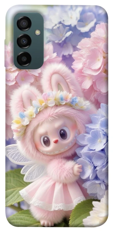 Чохол на Samsung Galaxy M34 5G Labubu & Flowers ver.1 фото 1 з 1