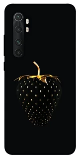 Чохол на Xiaomi Mi Note 10 Lite Чорна полуниця фото 1 з 1