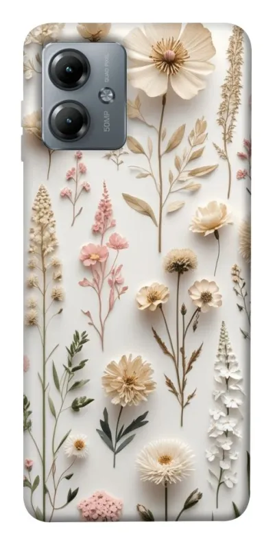 Чохол на Motorola Moto G14 Floral design ver.1 фото 1 з 1