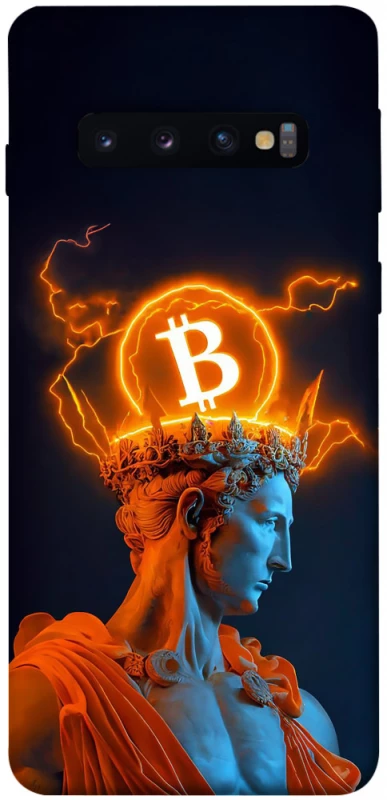 Чохол на Samsung Galaxy S10 Bitcoin God фото 1 з 1