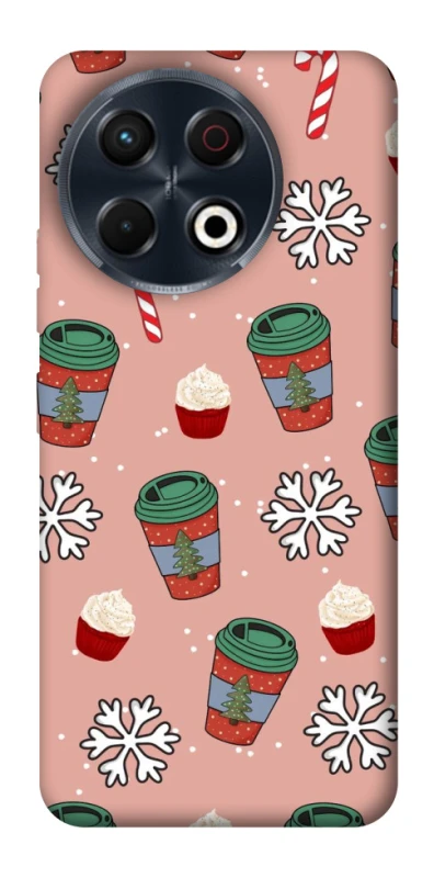 Чехол на TECNO Spark 30 Pro (KL7) Новогодний v38 фото 1 из 1