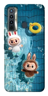 Чохол на TECNO Camon 17 Labubu in the pool фото 1 з 1