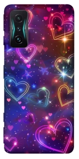 Чохол на Xiaomi Redmi K50 Gaming Drawn hearts фото 1 з 1