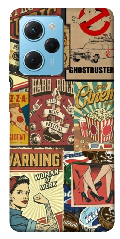 Чохол на Xiaomi Poco X5 Pro 5G Retro collage ver.2 фото 1 з 1