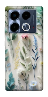 Чехол на Infinix Note 40 4G Floral design ver.3 фото 1 из 1