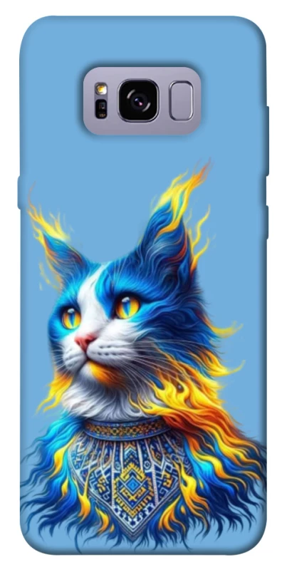 Чохол на Samsung G955 Galaxy S8 Plus Кіт патріот фото 1 з 1