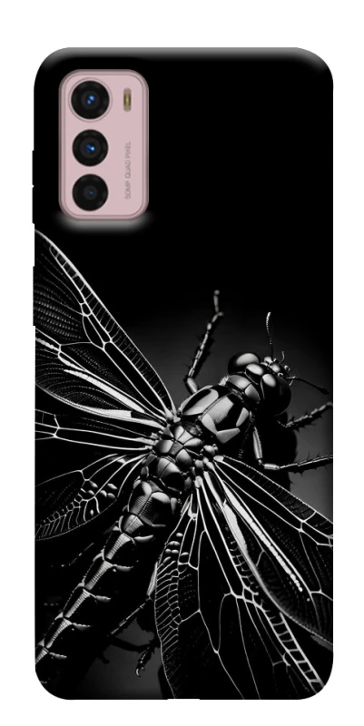 Чохол на Motorola Moto G42 Black dragonfly фото 1 з 1