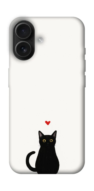 Чохол на Apple iPhone 16 cat in love фото 1 з 1