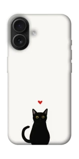 Чохол на Apple iPhone 16 cat in love фото 1 Чохол на Apple iPhone 16 cat in love фото 1 з 1