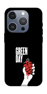 Чехол на Apple iPhone 16 Pro Green Day logo фото 1 Чехол на Apple iPhone 16 Pro Green Day logo фото 1 из 1