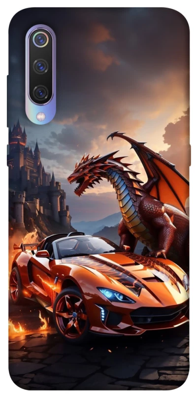 Чохол на Xiaomi Mi 9 Сar and dragon фото 1 з 1