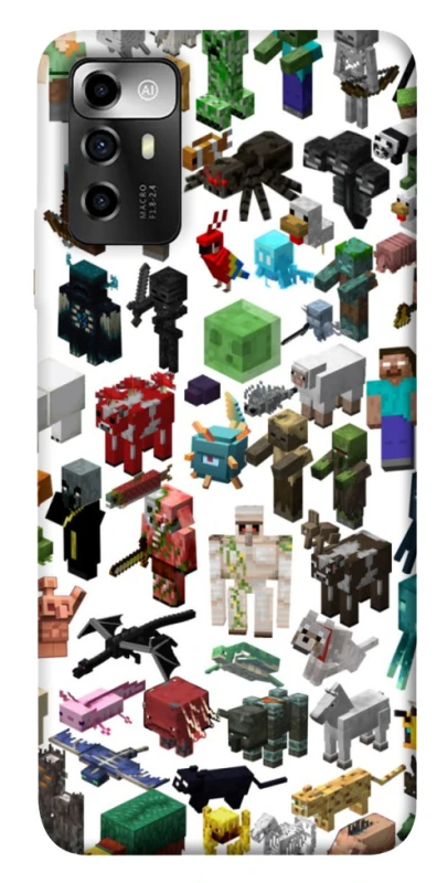 Чохол на ZTE Blade A72 Minecraft v4 фото 1 з 1
