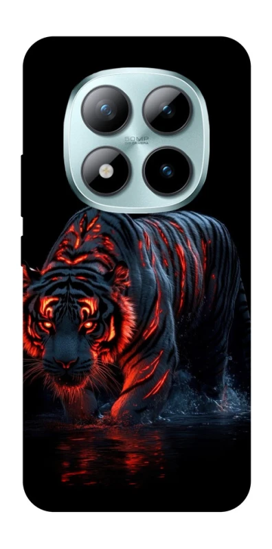Чехол на Xiaomi Redmi Note 15 Pro+ 5G fire tiger фото 1 из 1