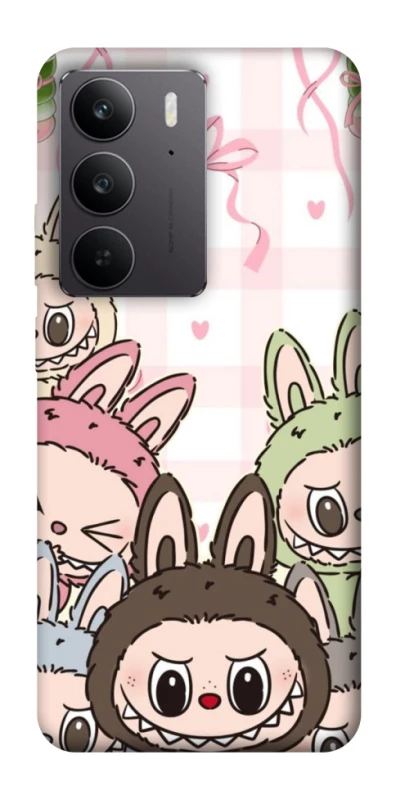 Чохол на Realme C75 All Labubu 2 фото 1 з 1