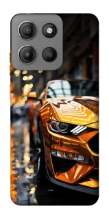Чохол на Motorola Moto G15 Power Golden sports car фото 1 з 1