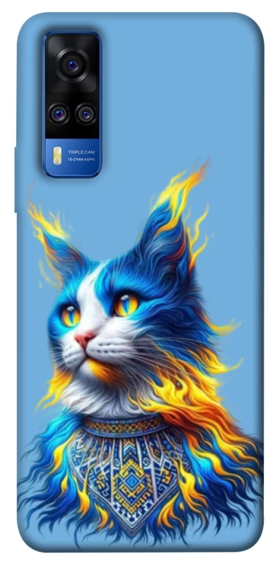 Чохол на Vivo Y51a Кіт патріот фото 1 з 1