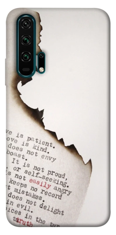 Чехол на Huawei Honor 20 Pro Стихи фото 1 из 1