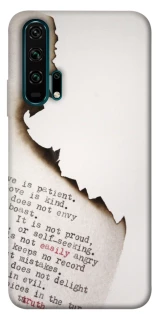 Чехол на Huawei Honor 20 Pro Стихи фото 1 из 1