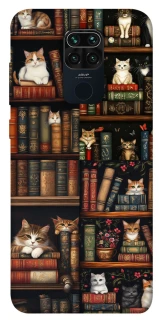 Чохол на Xiaomi Redmi Note 9 / Redmi 10X Cats & Books фото 1 з 1