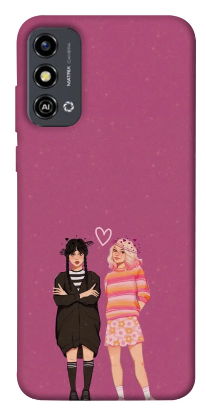 Чохол на ZTE Blade A53 Raven & Rainbow Wednesday фото 1 з 1