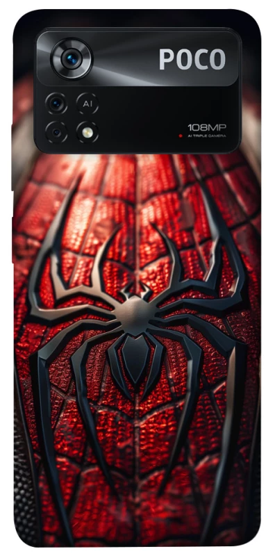 Чехол на Xiaomi Poco X4 Pro 5G Spiderman costume фото 1 из 1