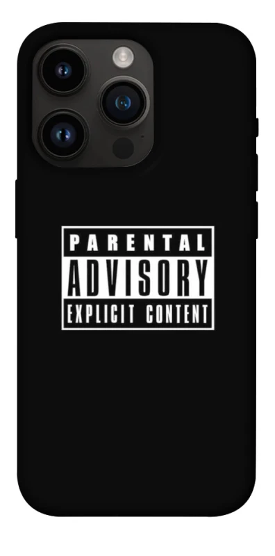 Чехол на Apple iPhone 14 Pro (6.1") Parental Advisory Label фото 1 из 1